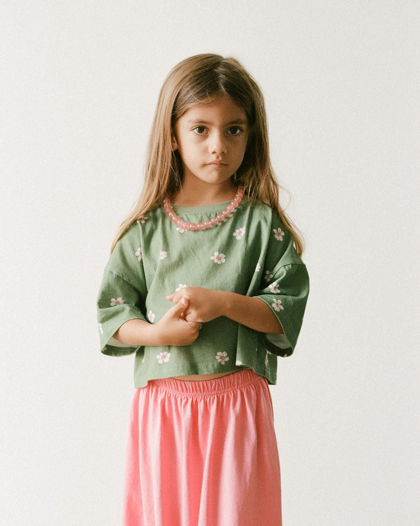 Crop Tee - Field Daisy