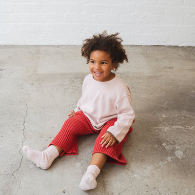 Essential Knit Pants - Chilli