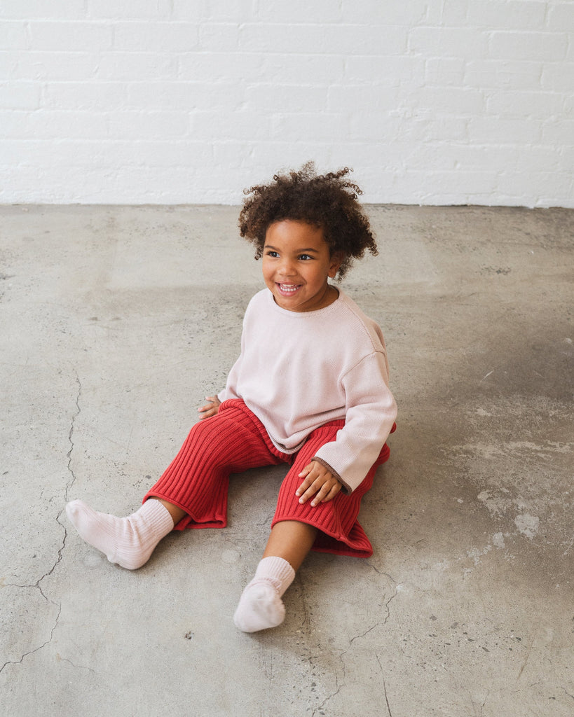 Essential Knit Pants - Chilli