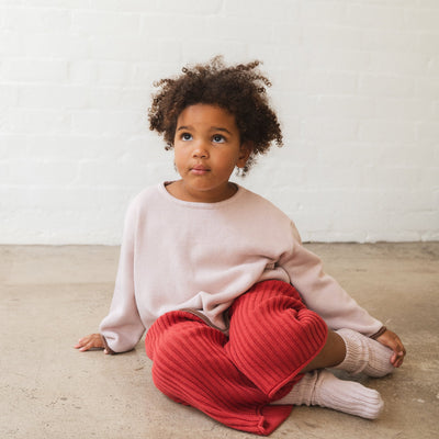 Essential Knit Pants - Chilli