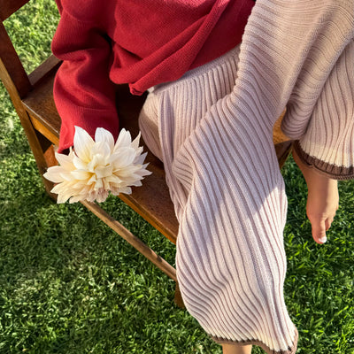 Essential Knit Pants - Dusty Pink