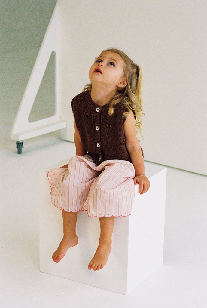 Fleur Pants - Pink Stripe