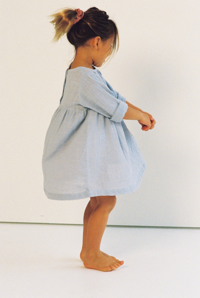 Koa Dress - Pale Indigo