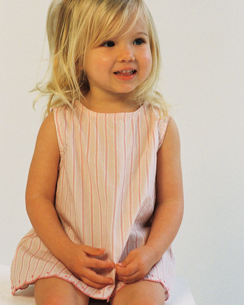 Nora Blouse - Pink Stripe