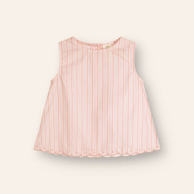 Nora Blouse - Pink Stripe
