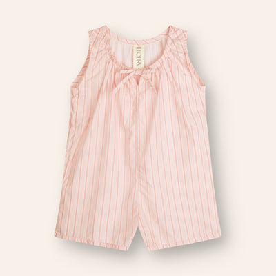 Sadie Overalls - Pink Stripe