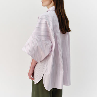 Pip Shirt - Lavender Stripe