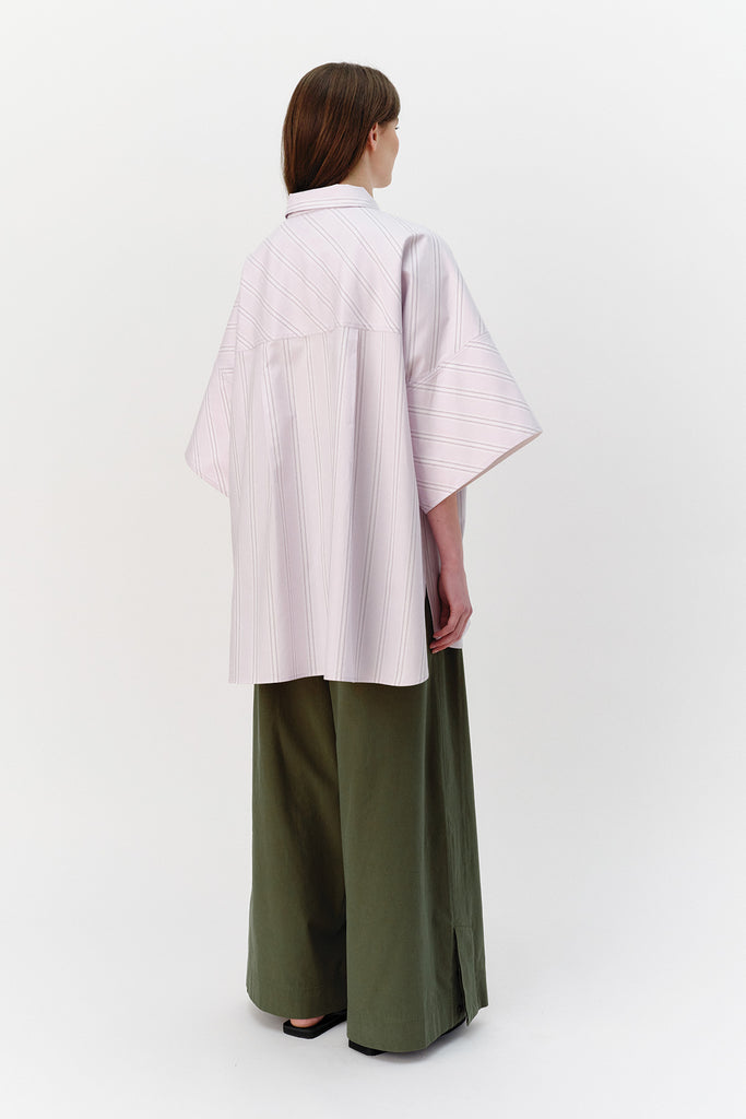 Pip Shirt - Lavender Stripe