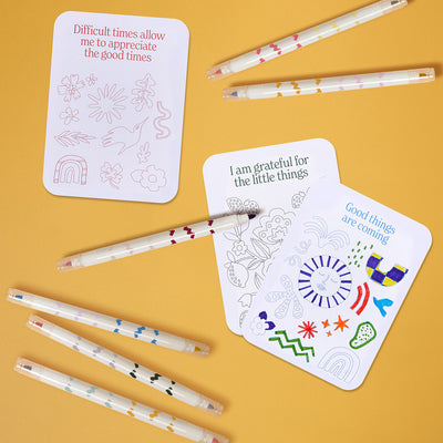 Colour Your Own Affirmation Cards