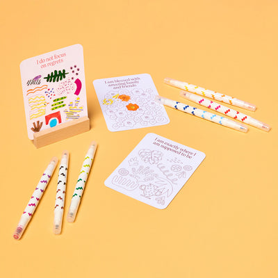 Colour Your Own Affirmation Cards