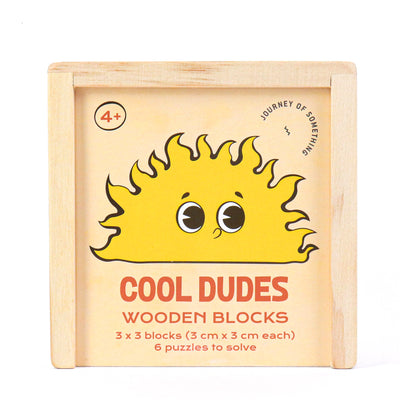 Cool Dudes Wooden Blocks