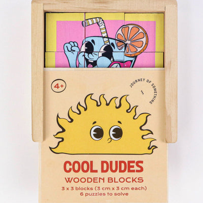 Cool Dudes Wooden Blocks