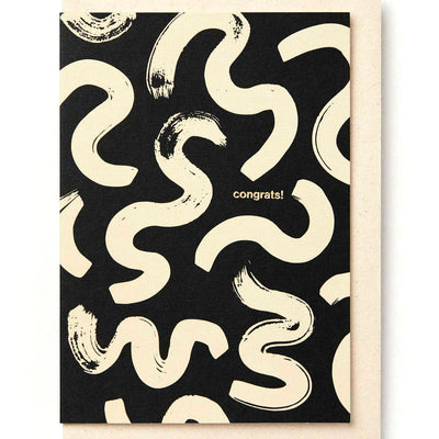Card - Congrats Squiggles