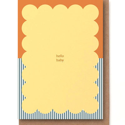 Card - Foiled Hello Baby