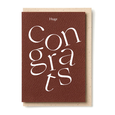 Card - Serif Congrats