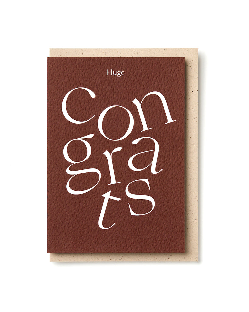 Card - Serif Congrats