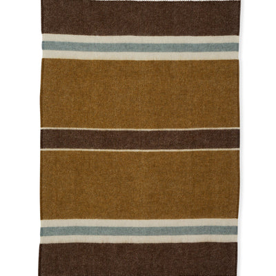NZ Lambswool Throw - Gotland Walnut