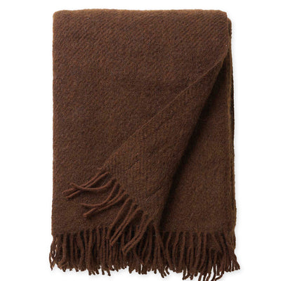 NZ Lambswool Throw - Gotland Walnut