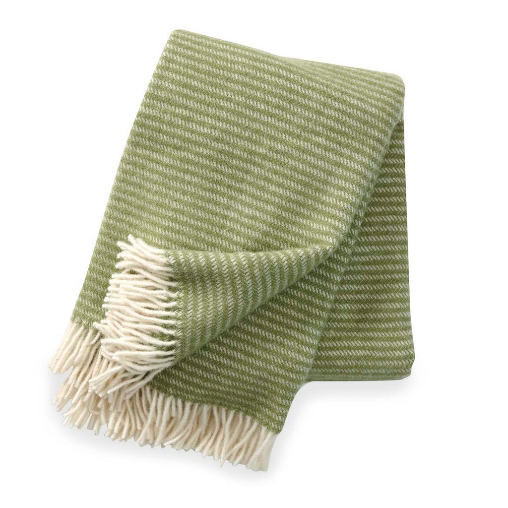 NZ Lambswool Throw - Ralph Lime Blossom