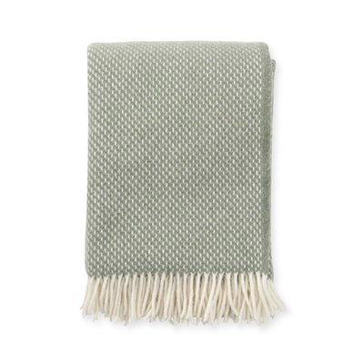 Wool Throw - Preppy Dusty Green