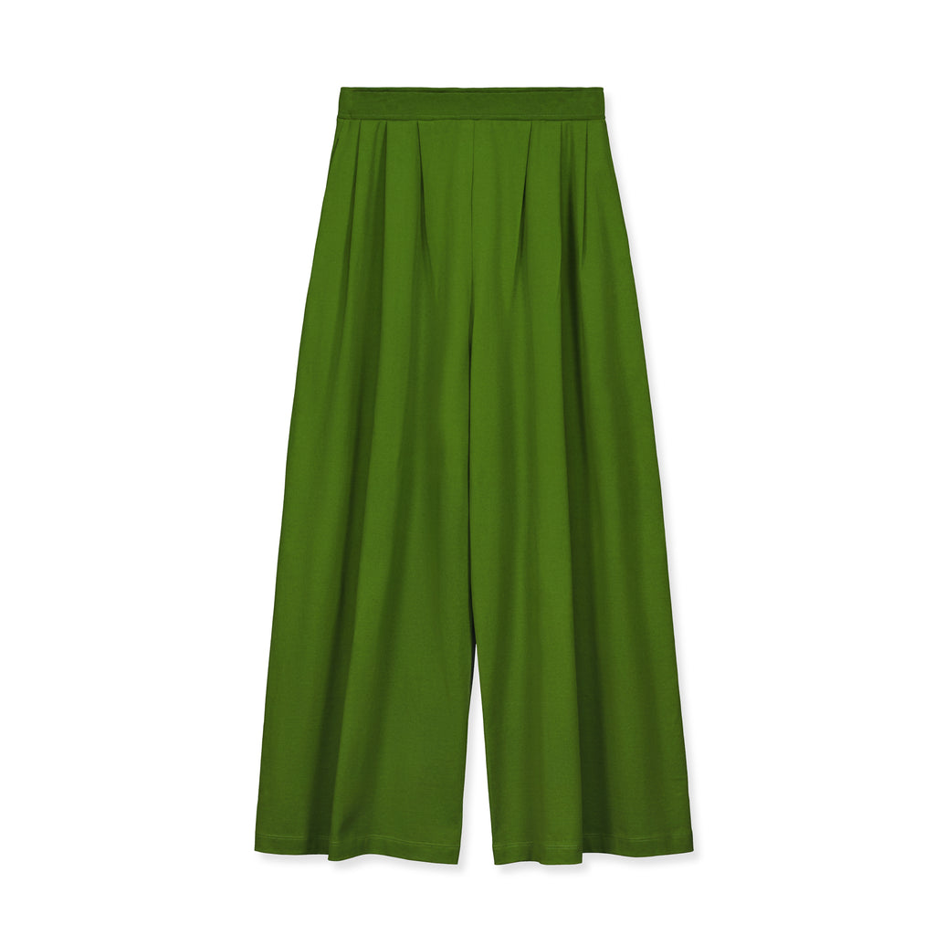 Heavy Drape Pants - Garden Green