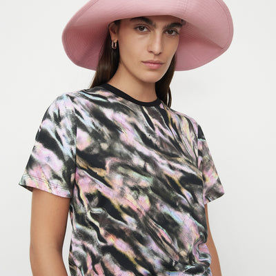 Parasol Hat - Light Pink Denim