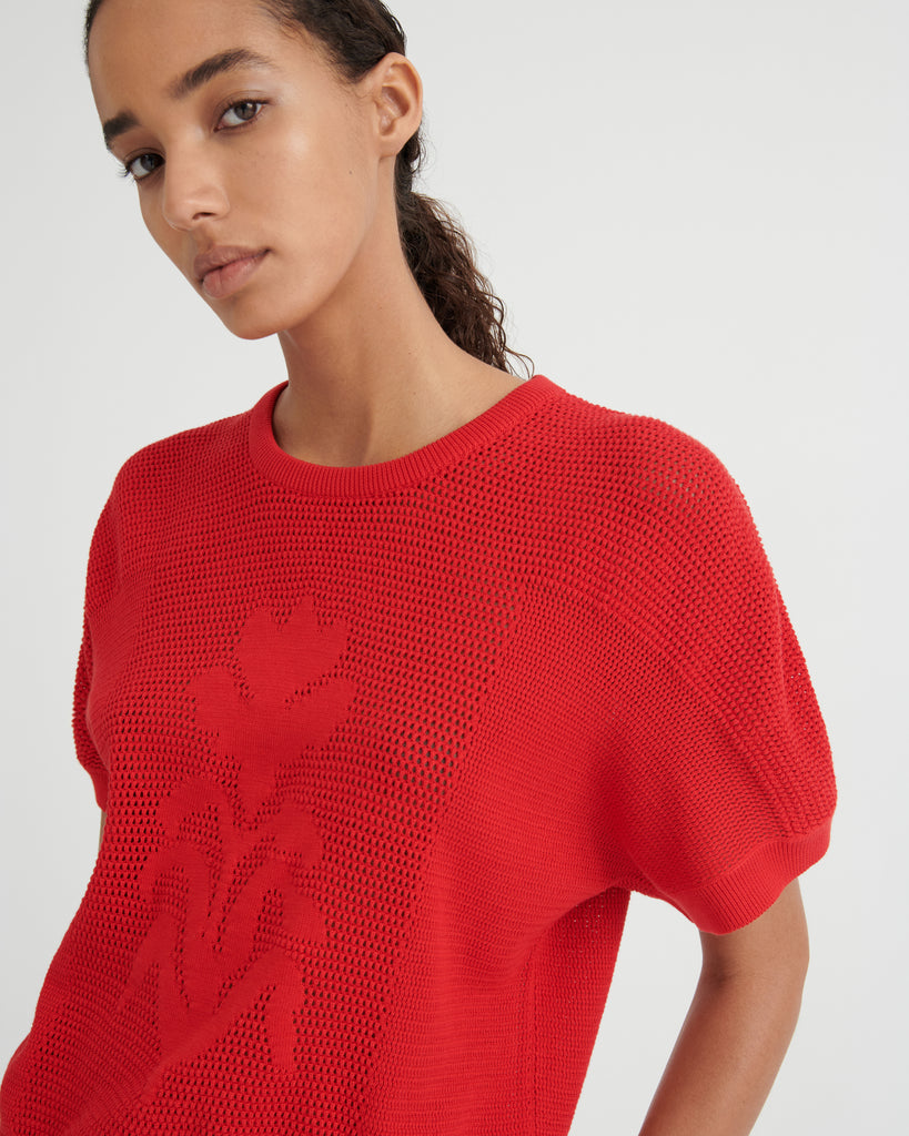 Ariel Top - Poppy Red