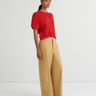 Ariel Top - Poppy Red