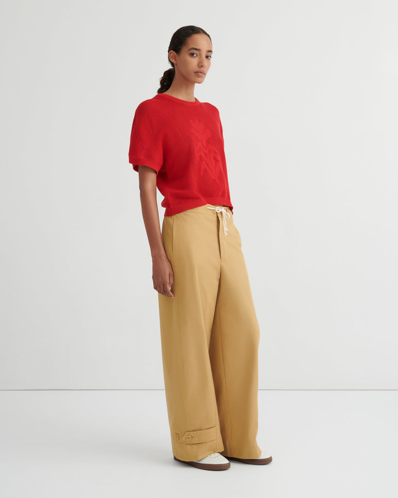 Ariel Top - Poppy Red