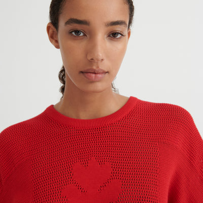 Ariel Top - Poppy Red