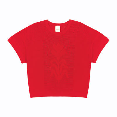 Ariel Top - Poppy Red