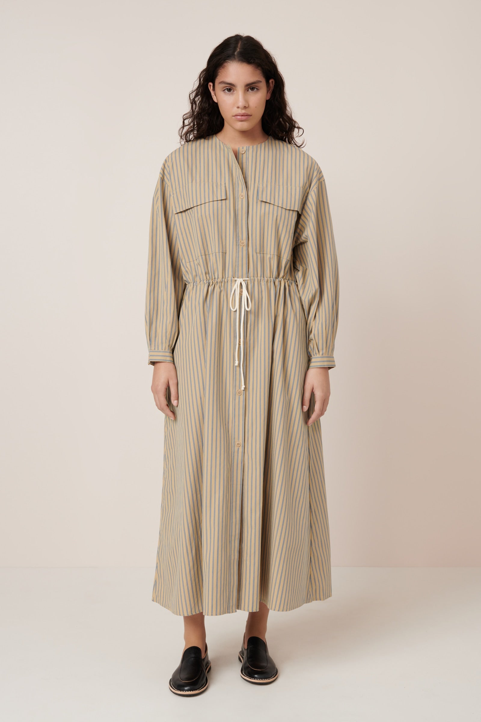 kowtow pleat dress Kowtow Side Pleat Dress