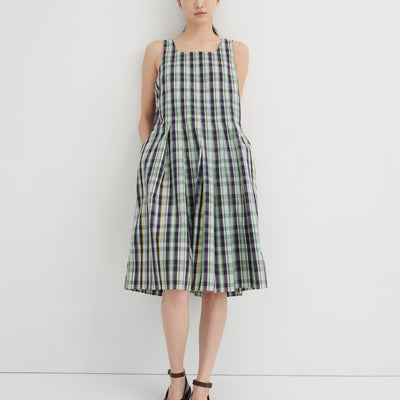 Author Dress - Violet Check