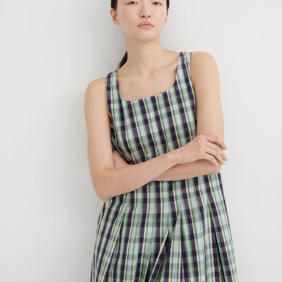 Author Dress - Violet Check
