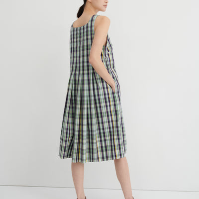Author Dress - Violet Check