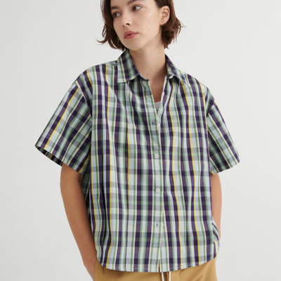 Author Shirt - Violet Check