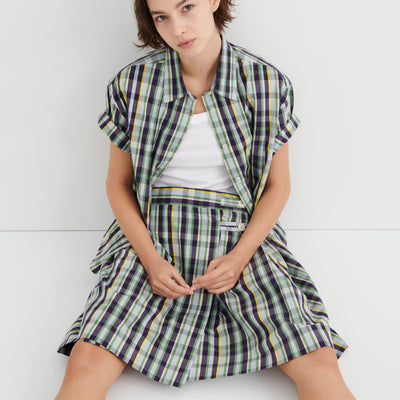 Author Shirt - Violet Check
