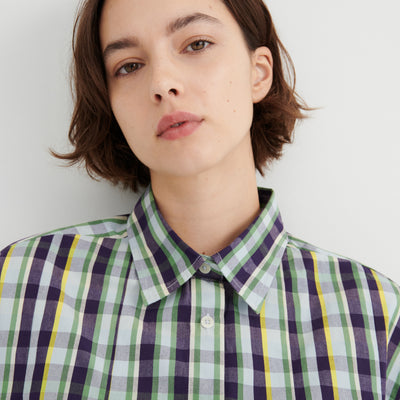 Author Shirt - Violet Check