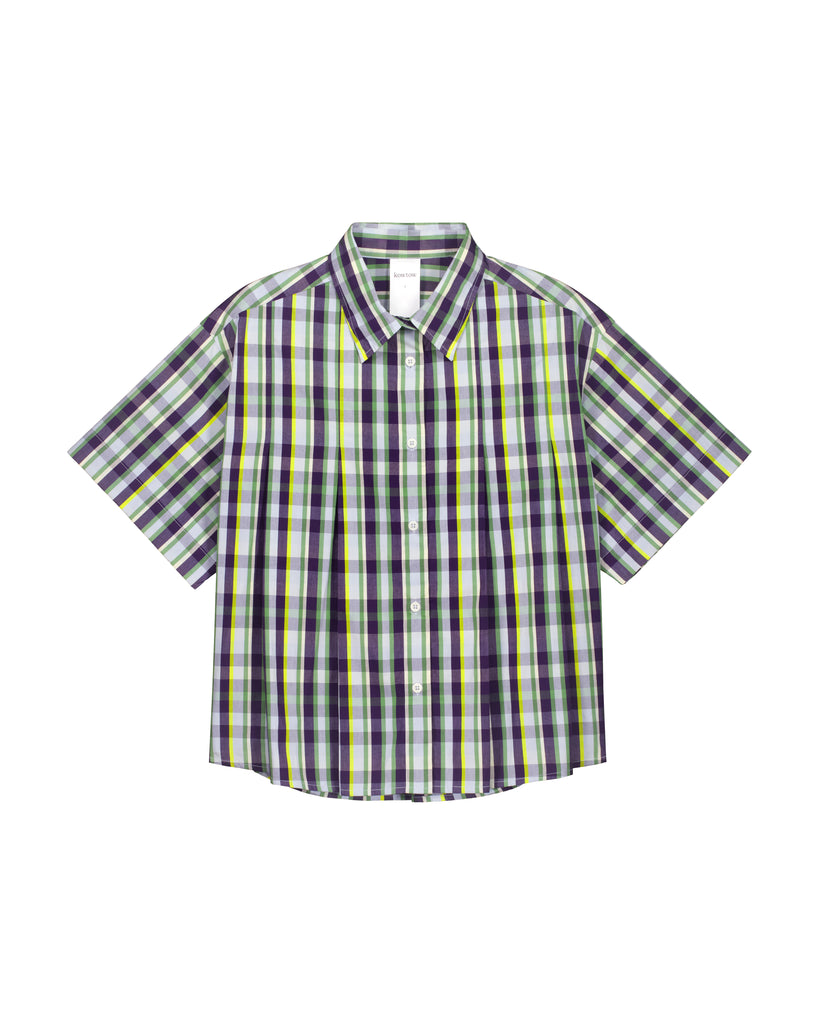 Author Shirt - Violet Check