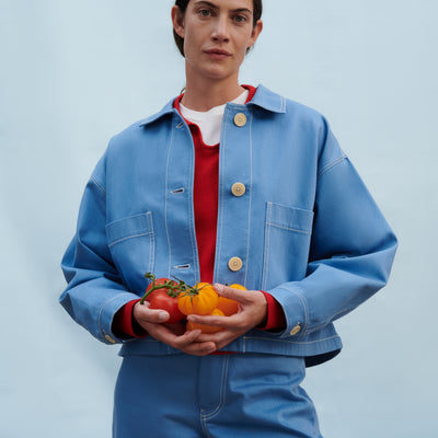 Ava Jacket - Sky Denim