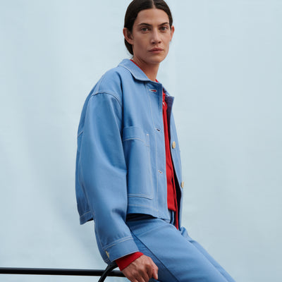 Ava Jacket - Sky Denim