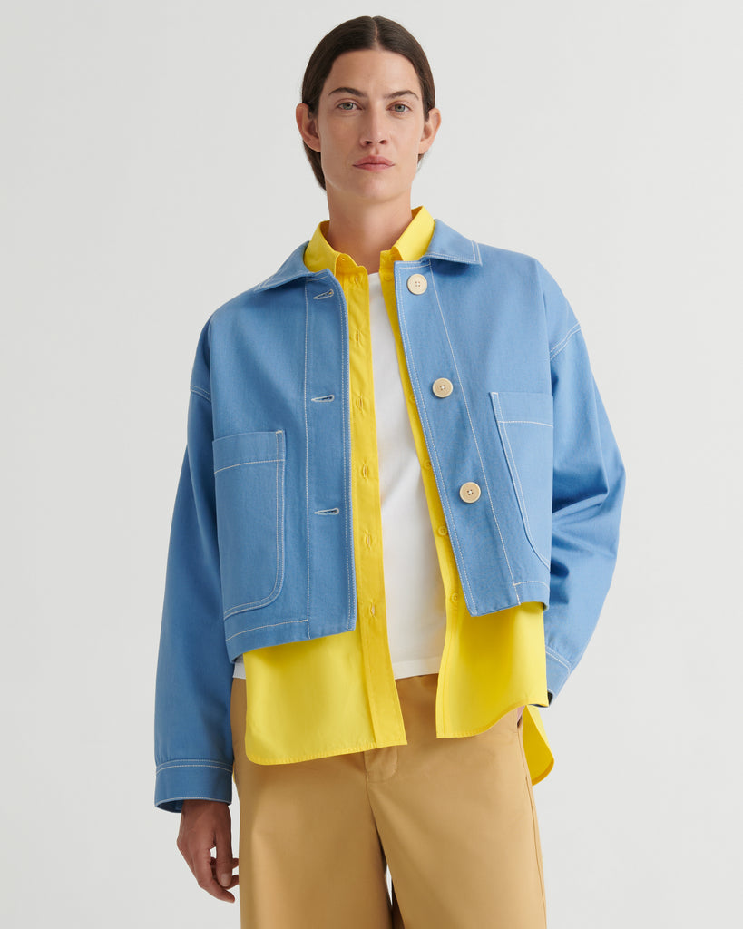 Ava Jacket - Sky Denim
