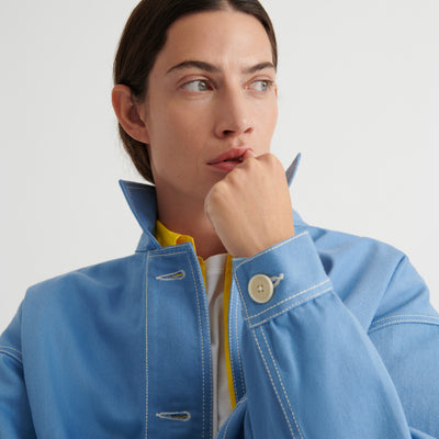 Ava Jacket - Sky Denim