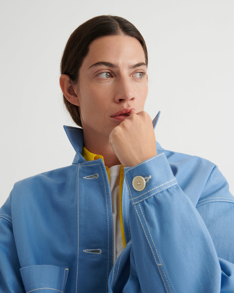 Ava Jacket - Sky Denim