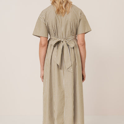 Composer Dress - Treetop Stripe