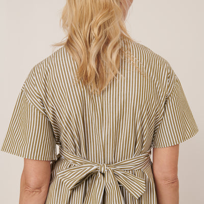 Composer Dress - Treetop Stripe