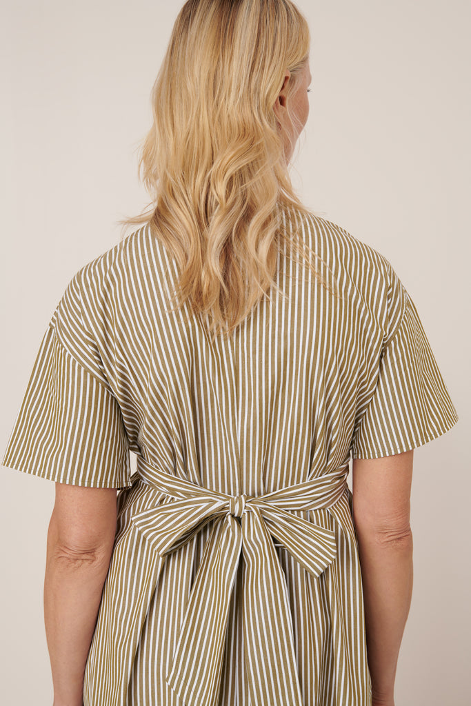 Composer Dress - Treetop Stripe