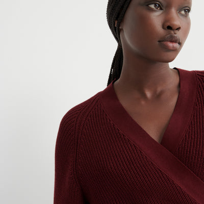 Composure Cardigan - Maroon