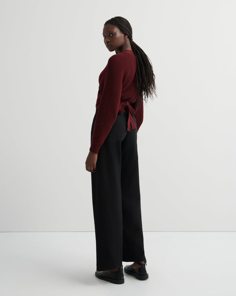 Composure Cardigan - Maroon