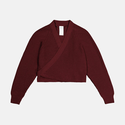 Composure Cardigan - Maroon